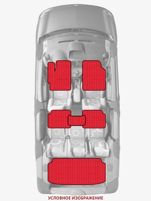ЭВА коврики «Queen Lux» комплект для Audi A4 Avant (B5)