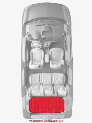 ЭВА коврики «Queen Lux» багажник для Mitsubishi Outlander PHEV